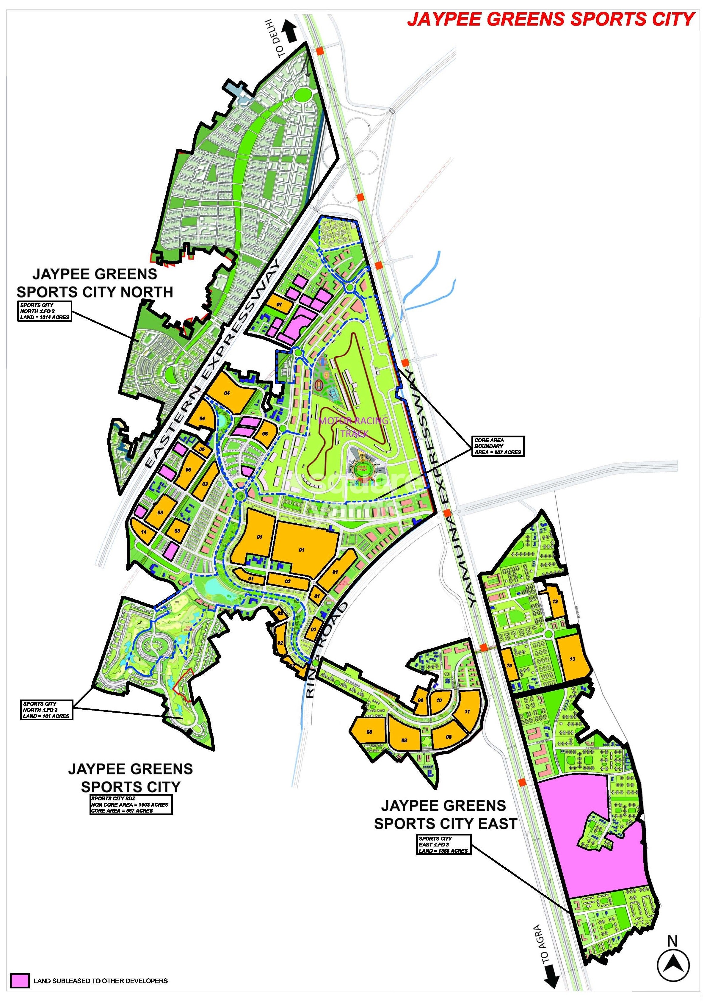Jaypee Sports City Master Plan Image