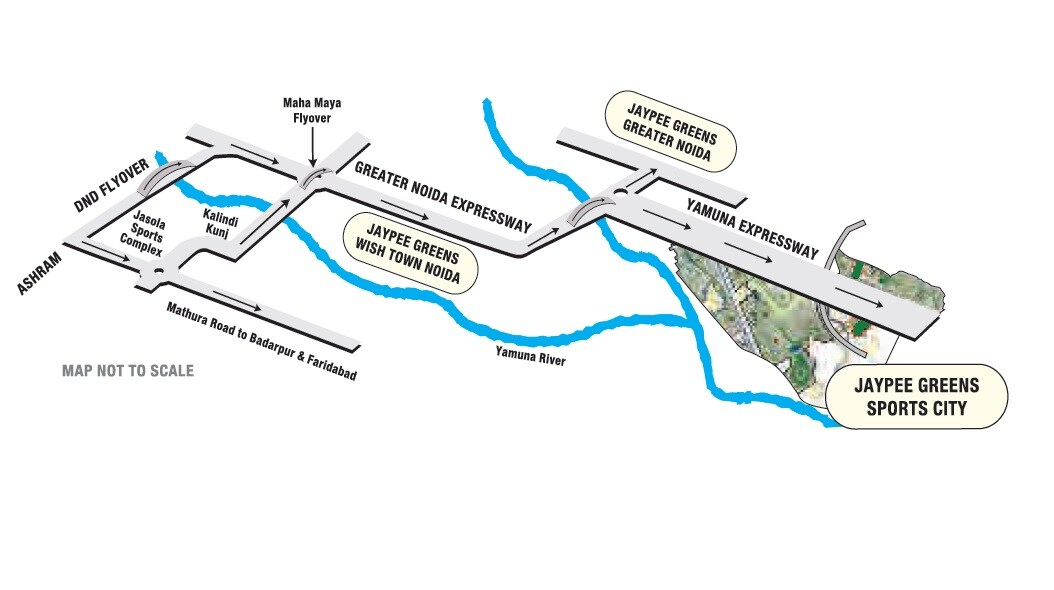 Jaypee Sports City The Kove Location Image