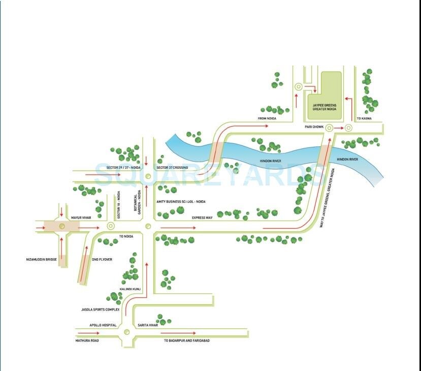 Jaypee Greens The Castille II Location Image
