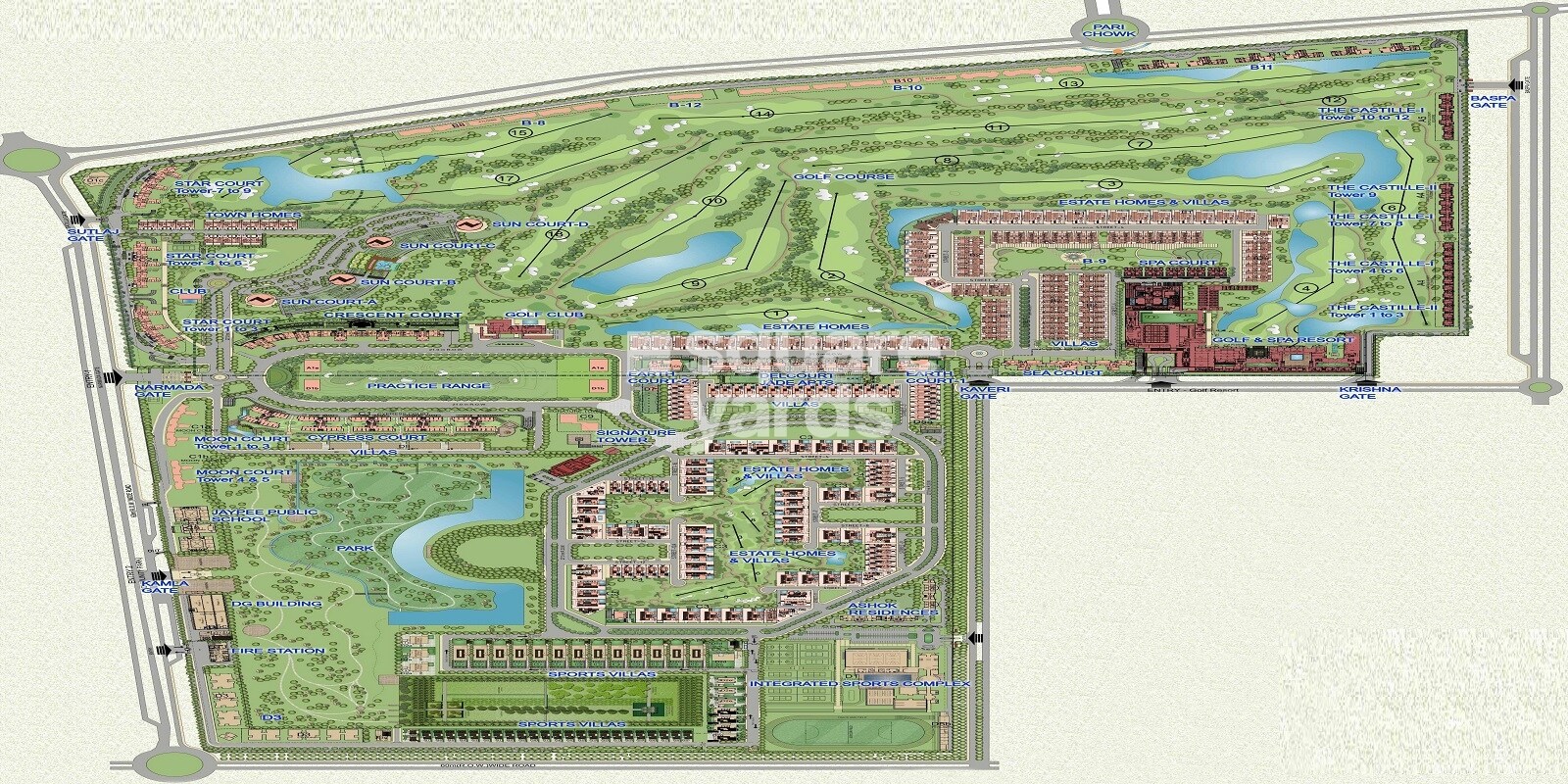 Jaypee Town Homes Master Plan 1