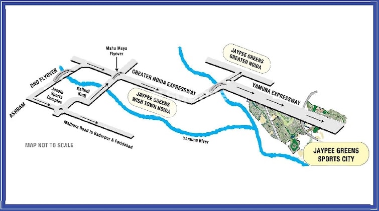Jaypee Villa Expanza Location Image