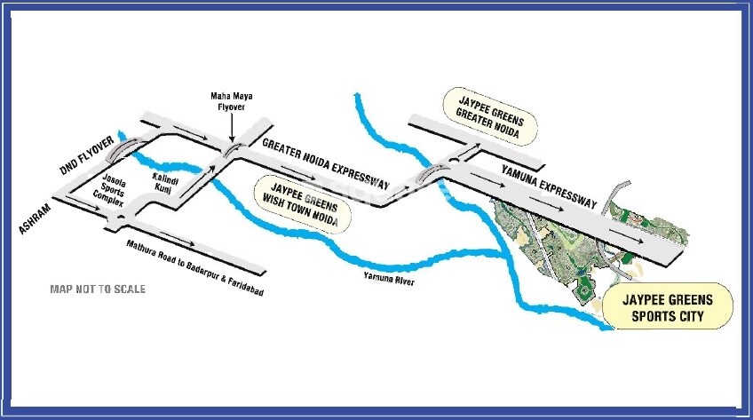 Jaypee Villa Expanza Location Image
