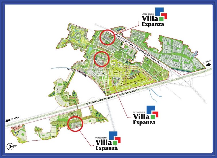Jaypee Villa Expanza Master Plan Image