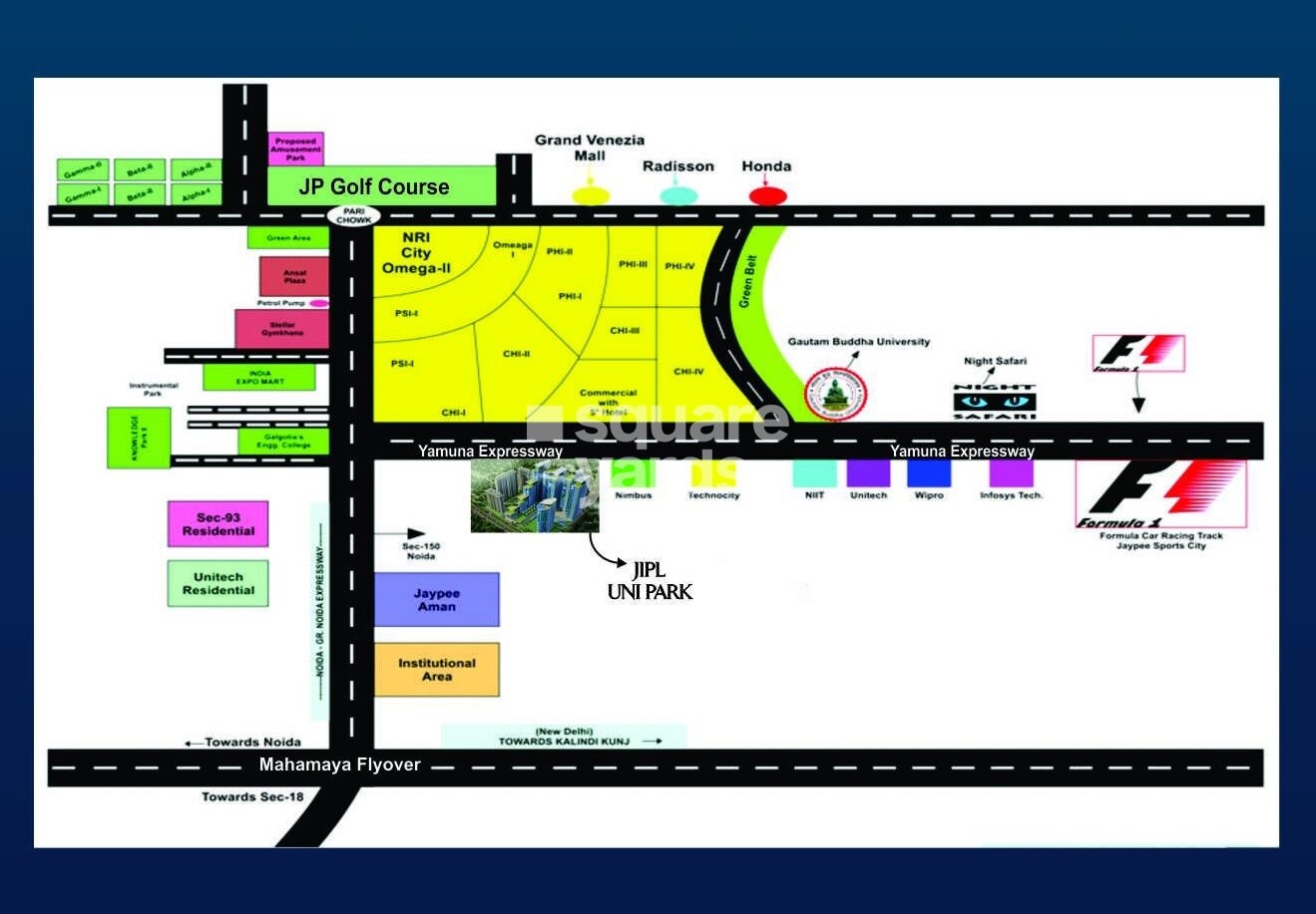 JD Uni Park Location Image