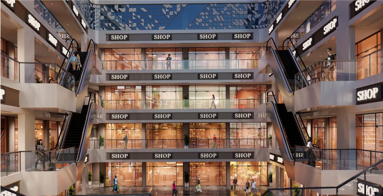 Kamakhya Cross Walk Commercial Exteriors 1