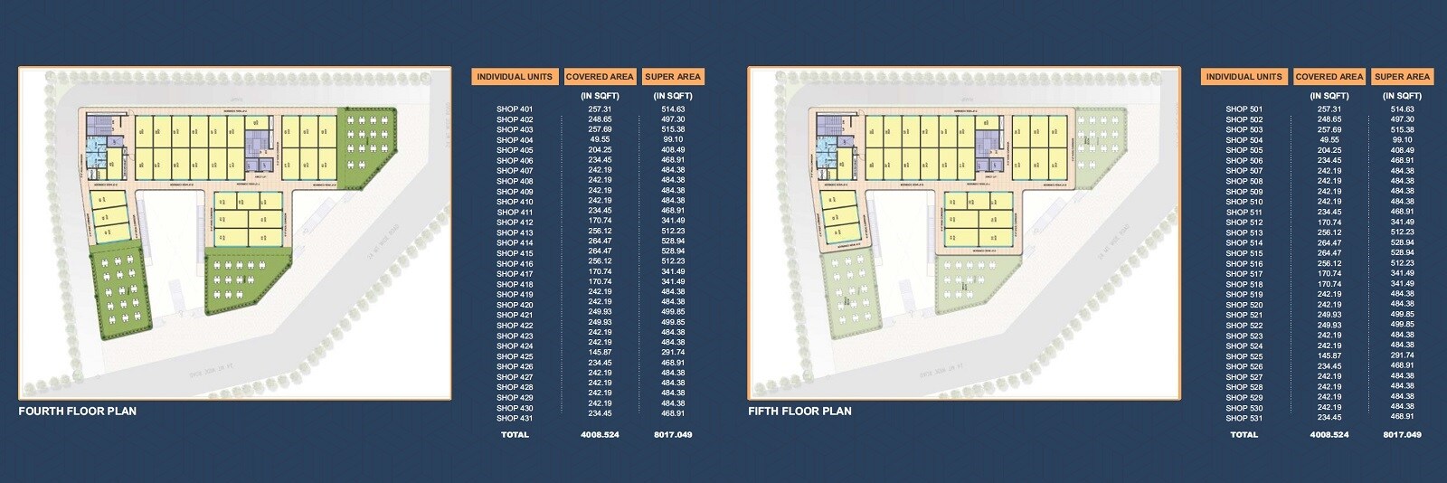 Kamakhya Cross Walk Floor Plans 2