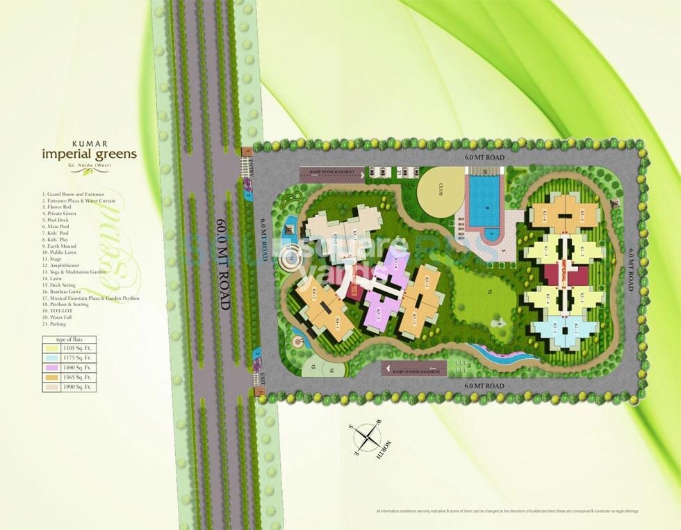 Kumar Imperial Greens Master Plan Image