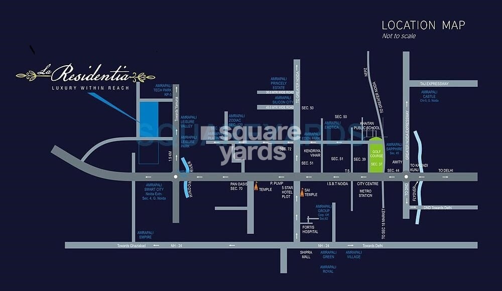 La Residentia Location Image