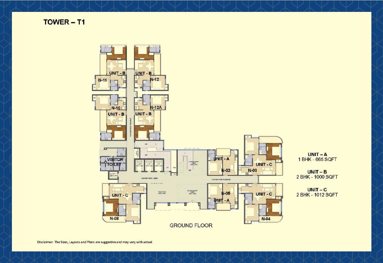 Le Solitairian City Floor Plans 1