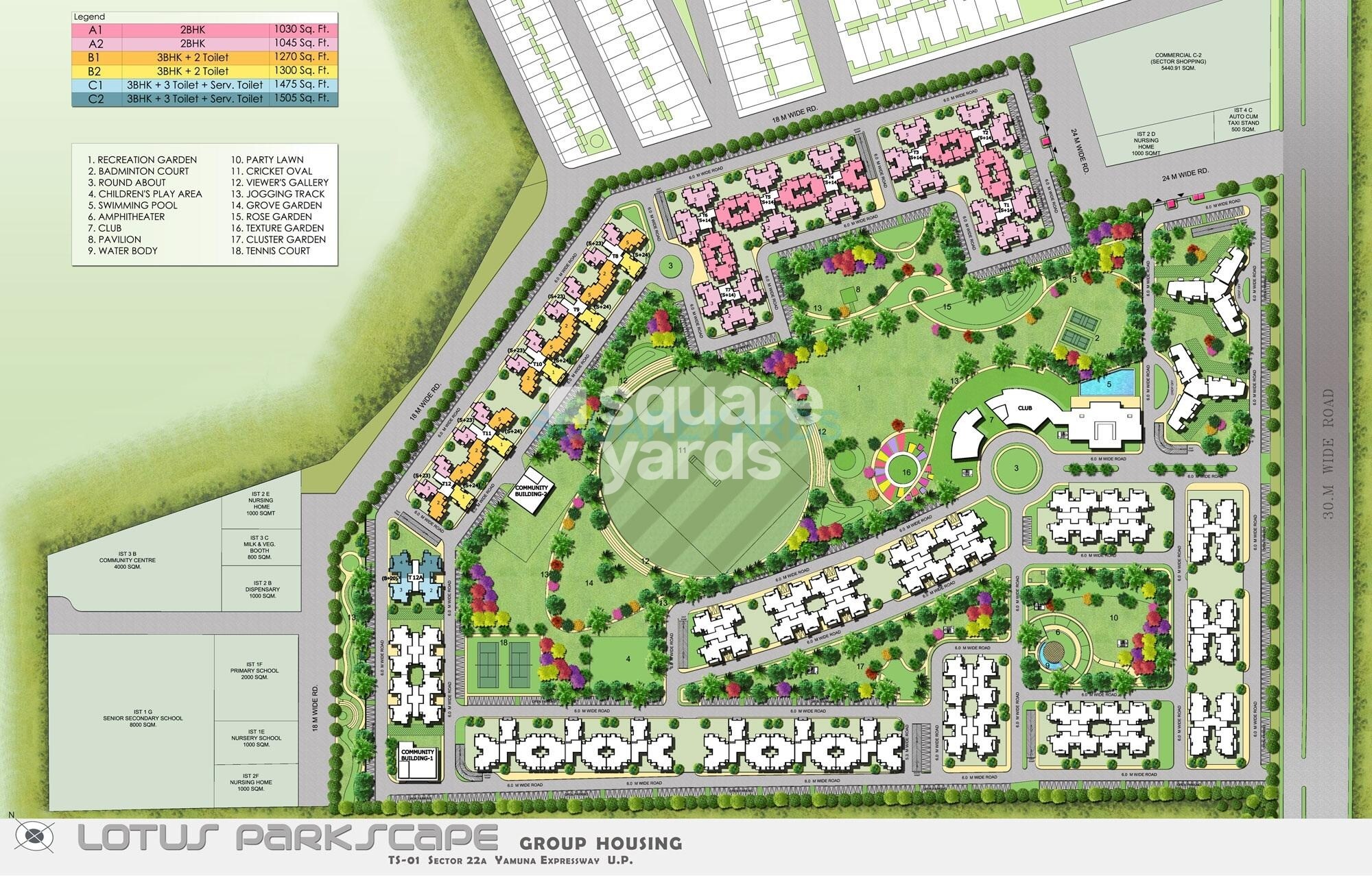 Lotus Parkscape Master Plan 1