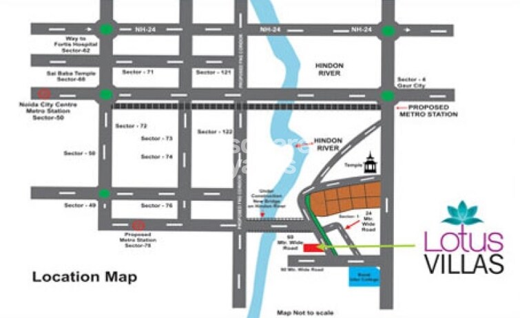 Lotus Villas Location Image