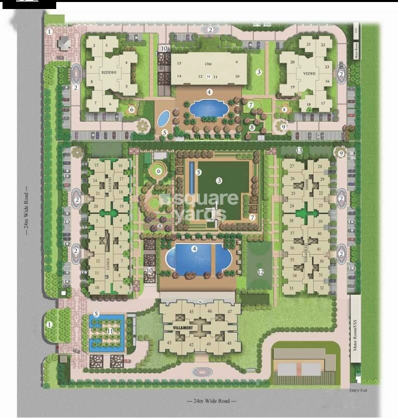 Mahagun Mantra II Master Plan 1