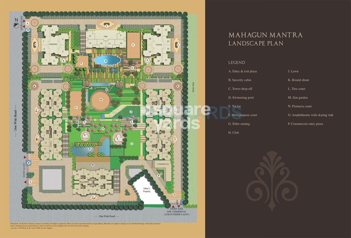 Mahagun Mantra II Villaments Master Plan 1