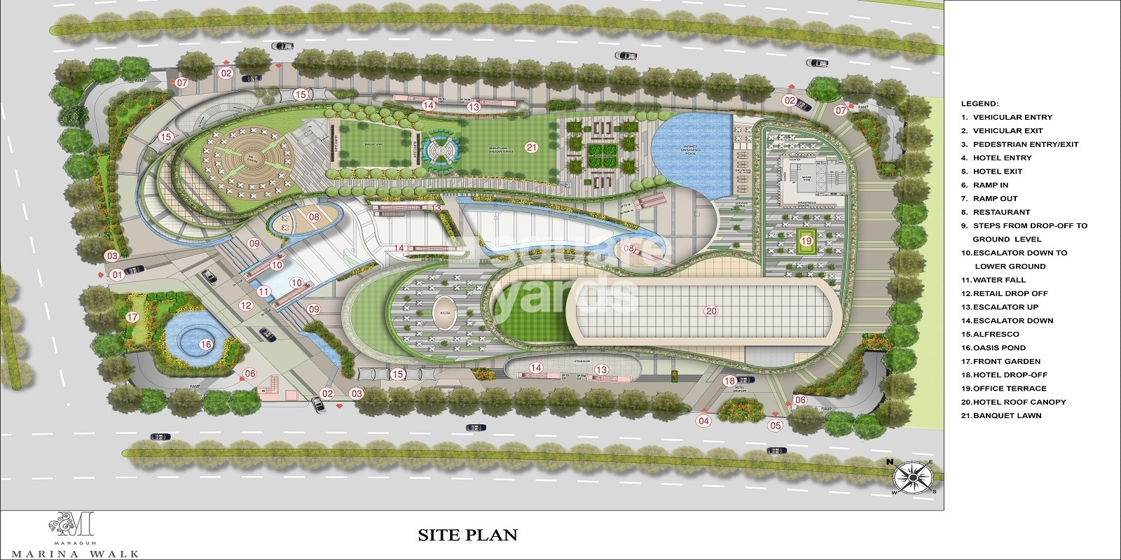 Mahagun Marina WWalk Mall Master Plan Image