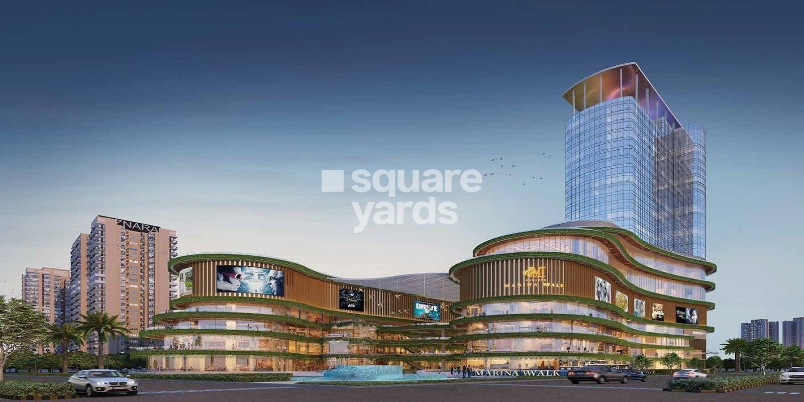 Mahagun Marina WWalk Mall residential project in Sector 16B Greater Noida