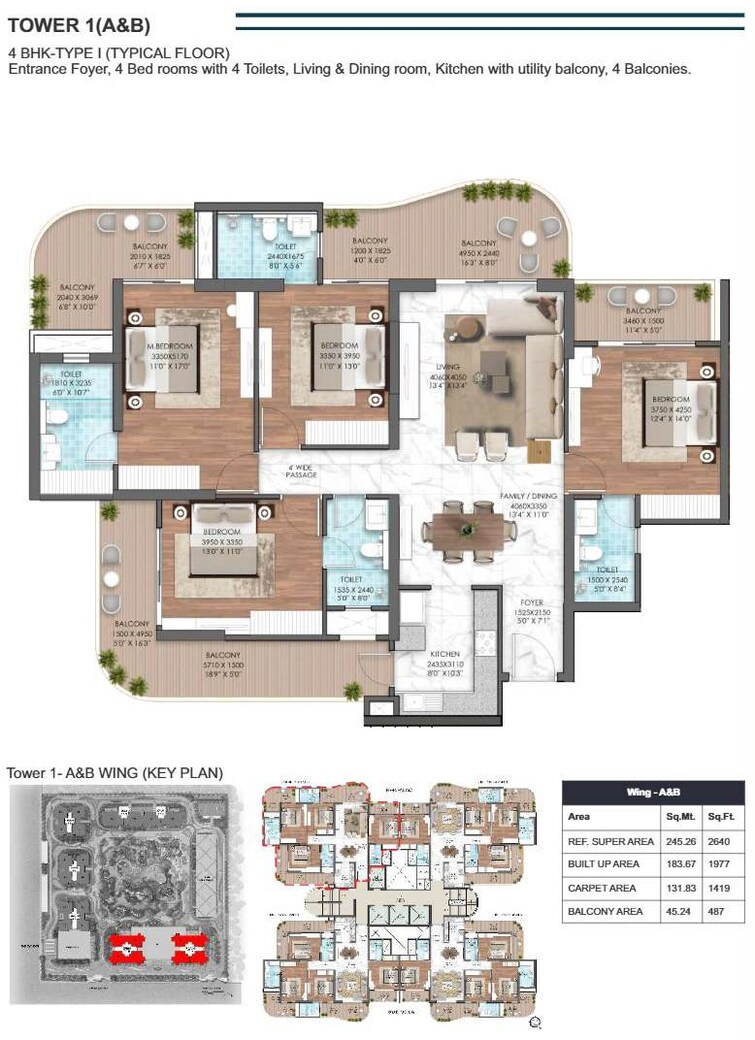 Mahagun My Laagoon Floor Plans 2