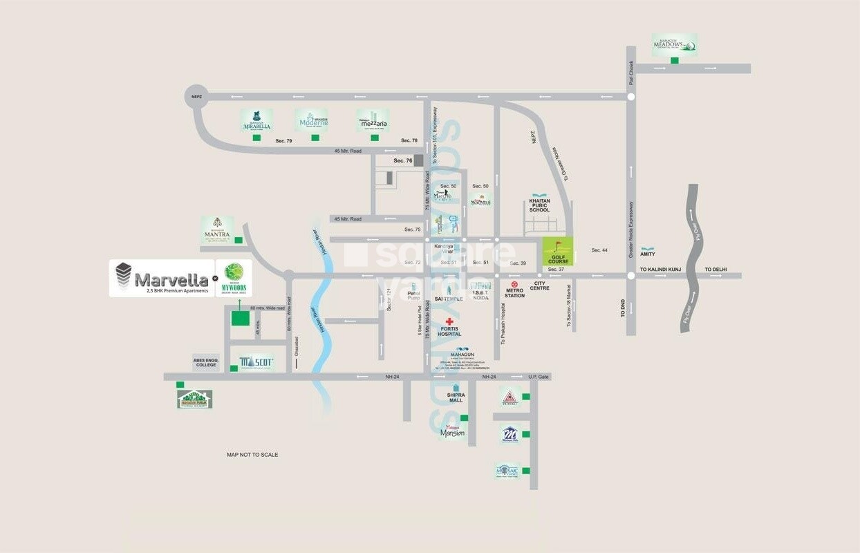 Mahagun My Woods Location Image