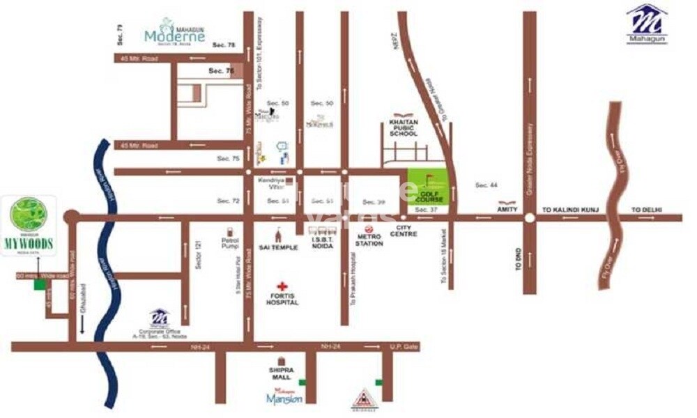 Mahagun Myra Location Image