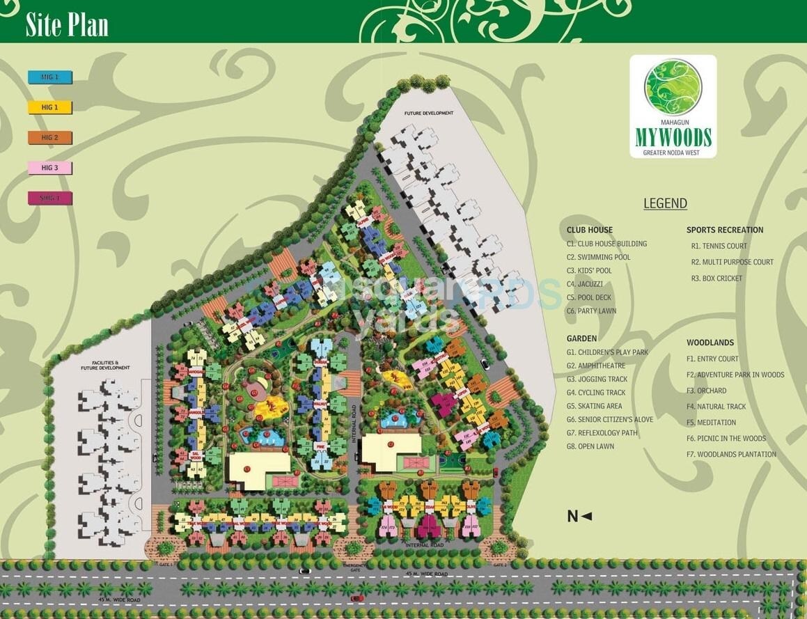 Mahagun Mywoods II Master Plan Image