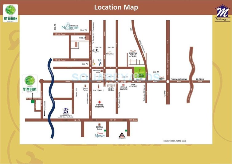 Mahagun Mywoods III Location Image