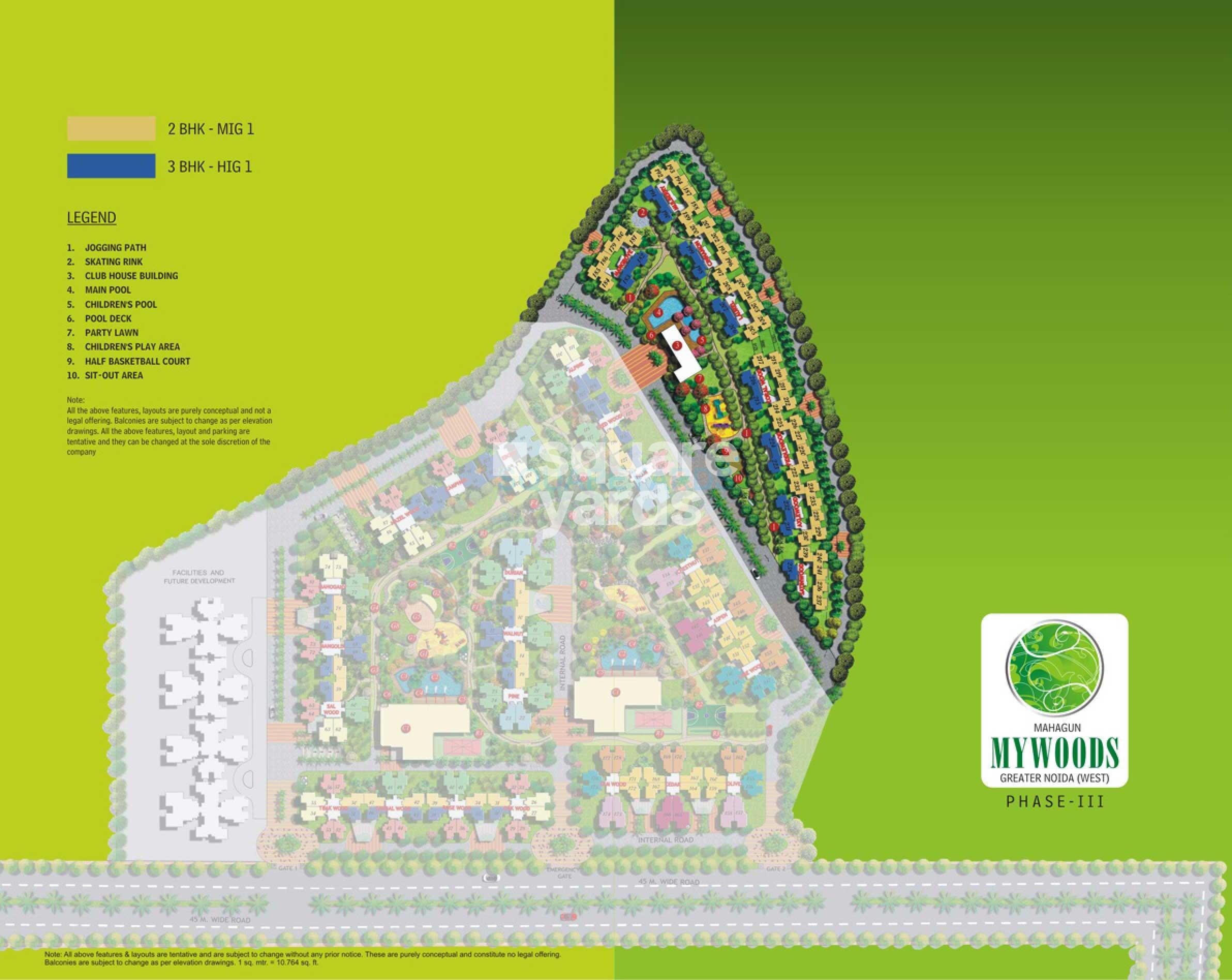 Mahagun Mywoods III Master Plan 1