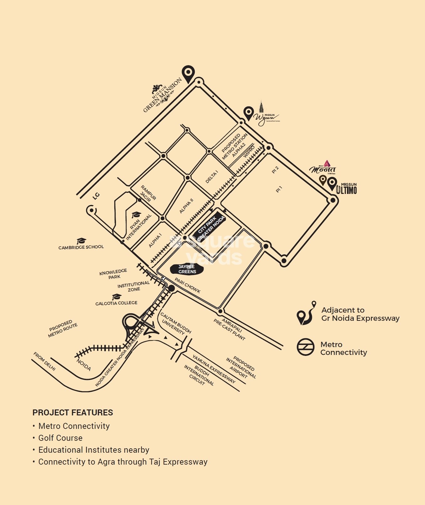 Mahaluxmi Migsun Ultimo Location Image