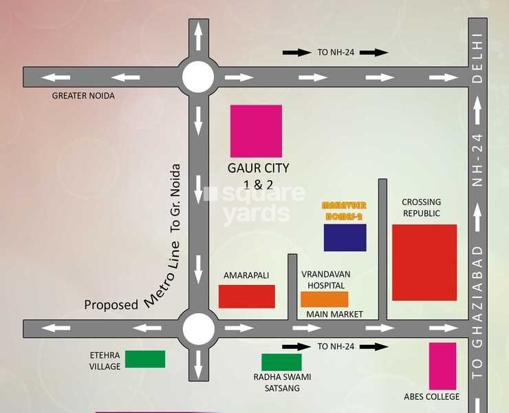 Mahaveer Homes 2 Location Image