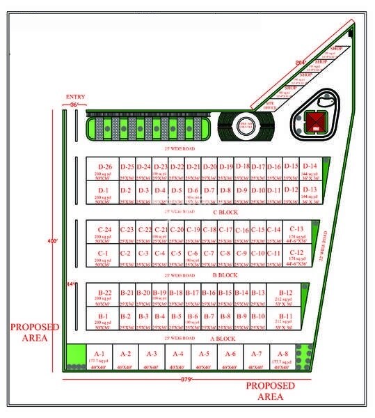 Max Balaji Defence City - 2 Plots Master Plan 1