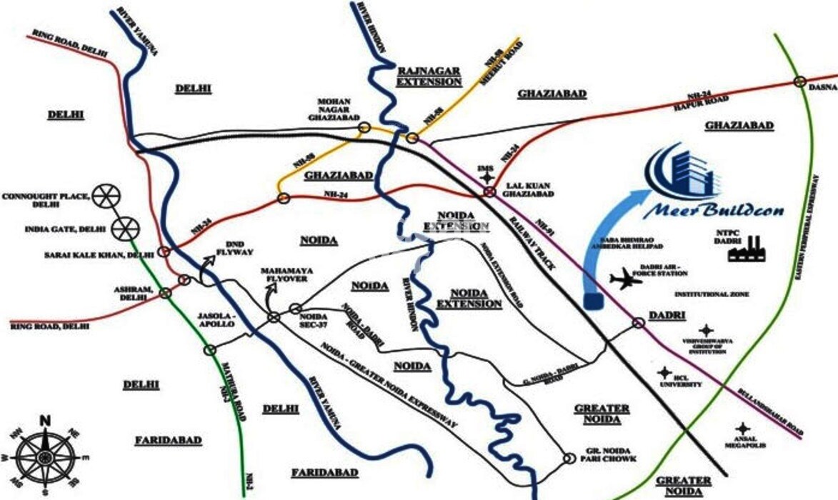Representative image as actual visual unavailable for Meer Buildcon Defence City Plot III