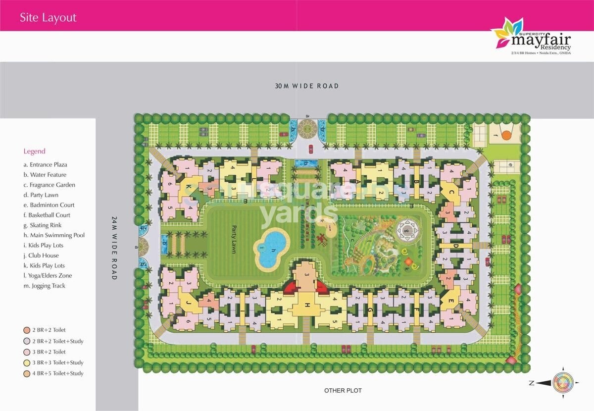 Miglani Supercity Myfair Residency Master Plan Image