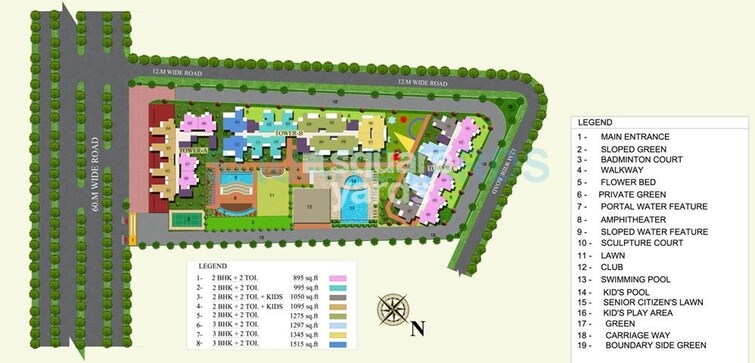 Migsun Green Mansion Master Plan Image