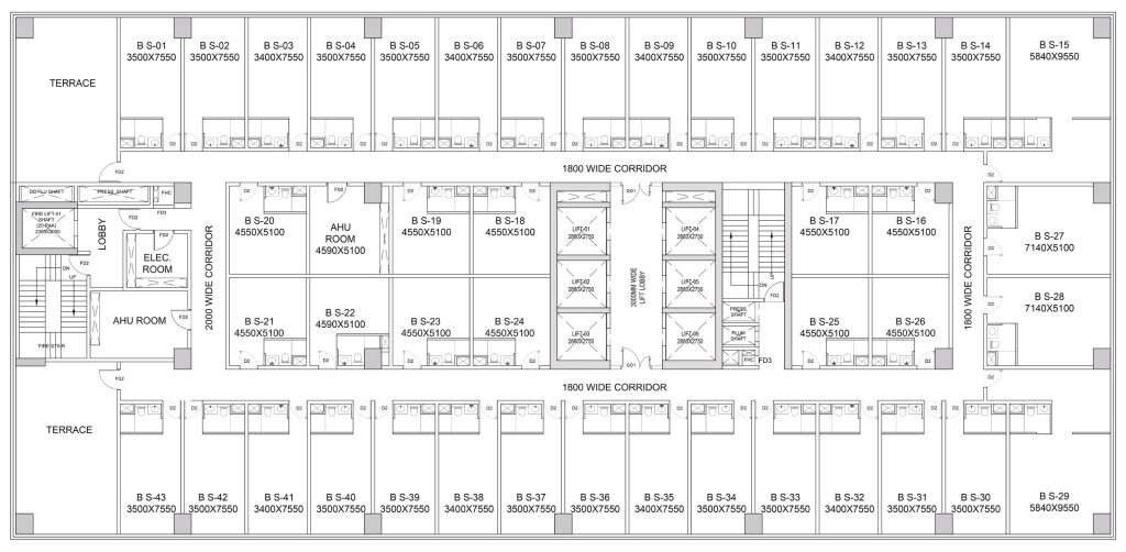 Migsun Nehru Place Floor Plans