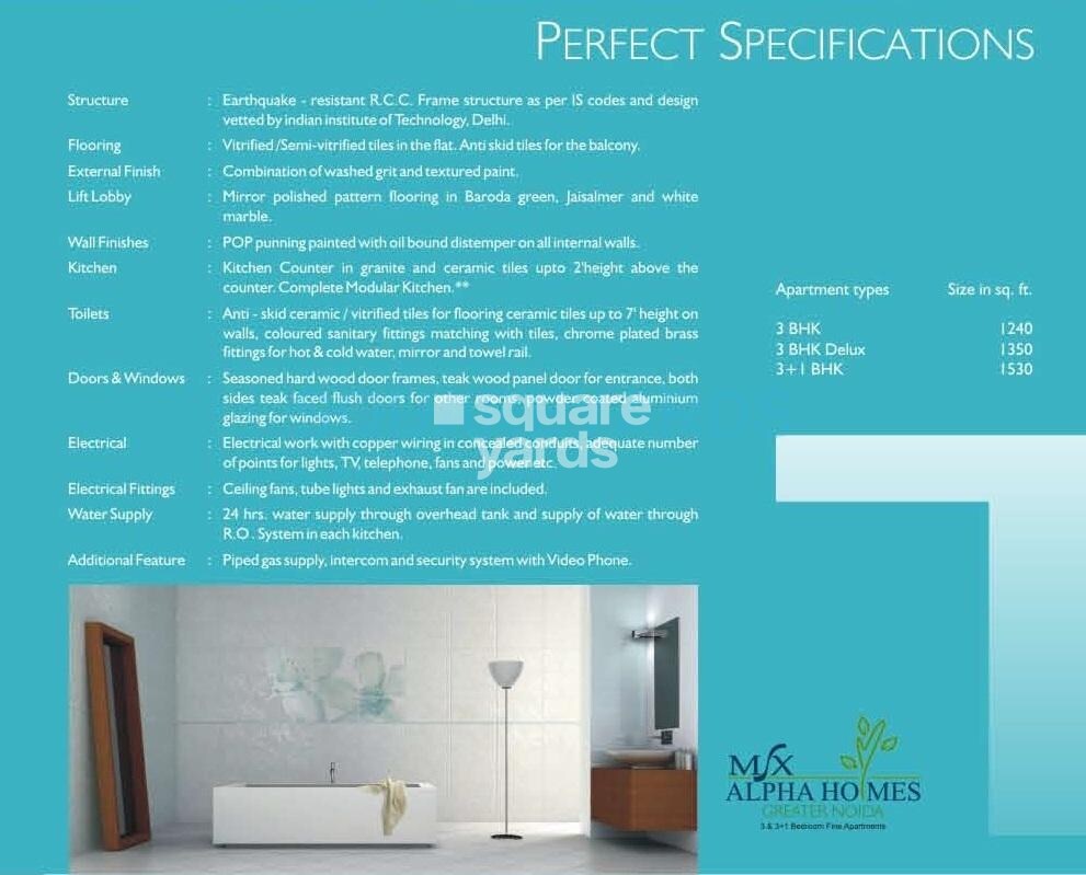 MSX Alpha Homes Specification