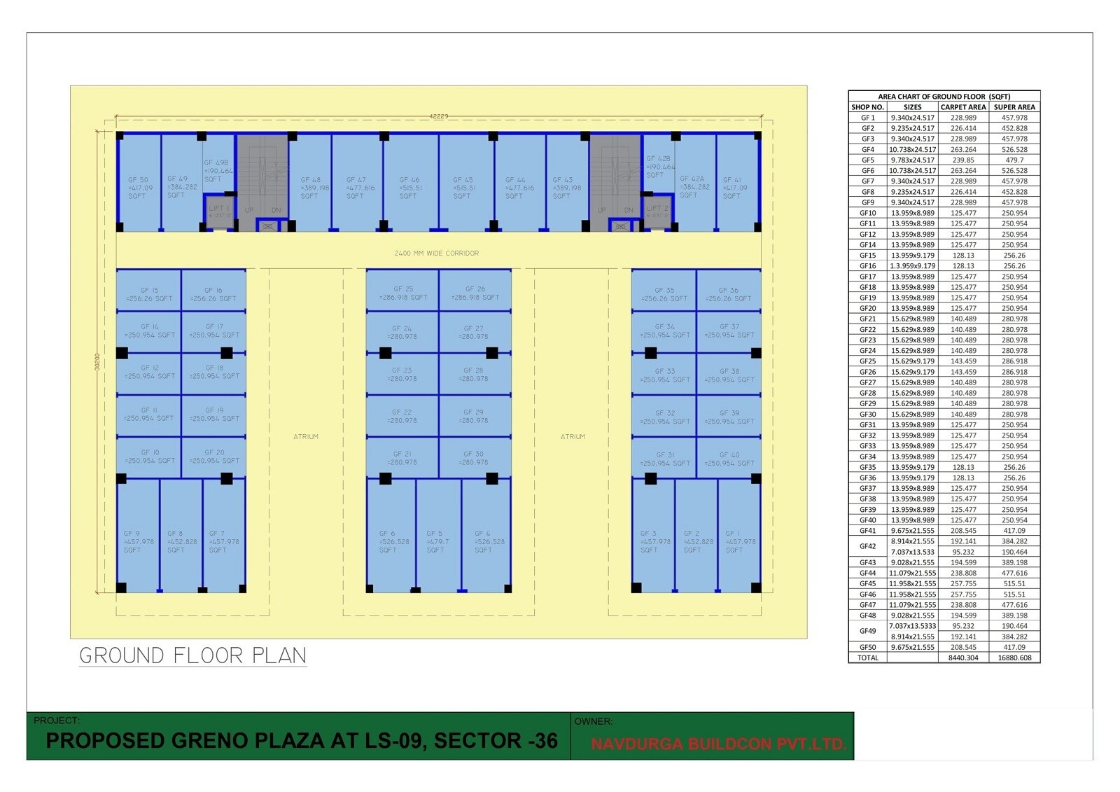 Navdurga Greno Plaza Floor Plans 2