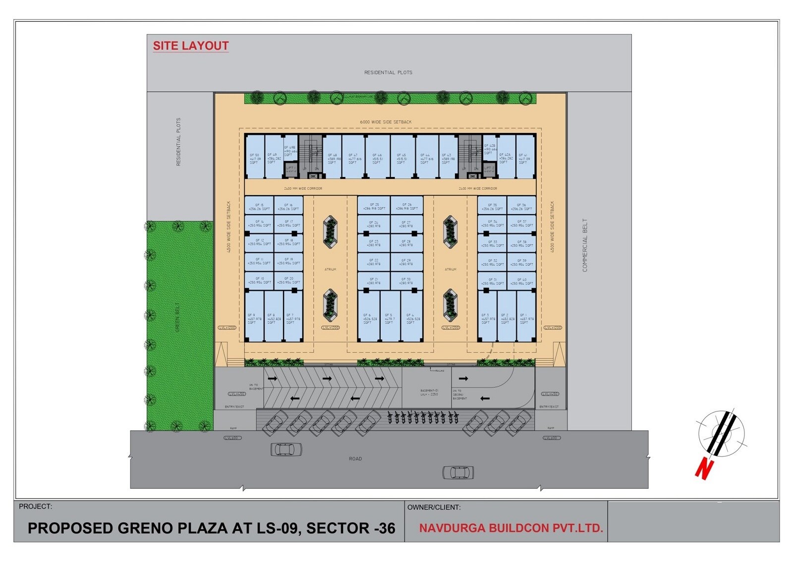 Navdurga Greno Plaza Master Plan 1