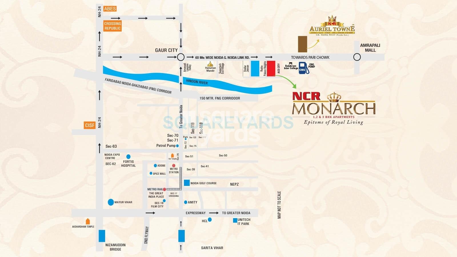 NCR Monarch Location Image