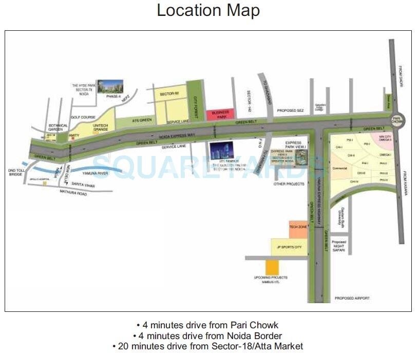 Nimbus Express Park View - II Location Image