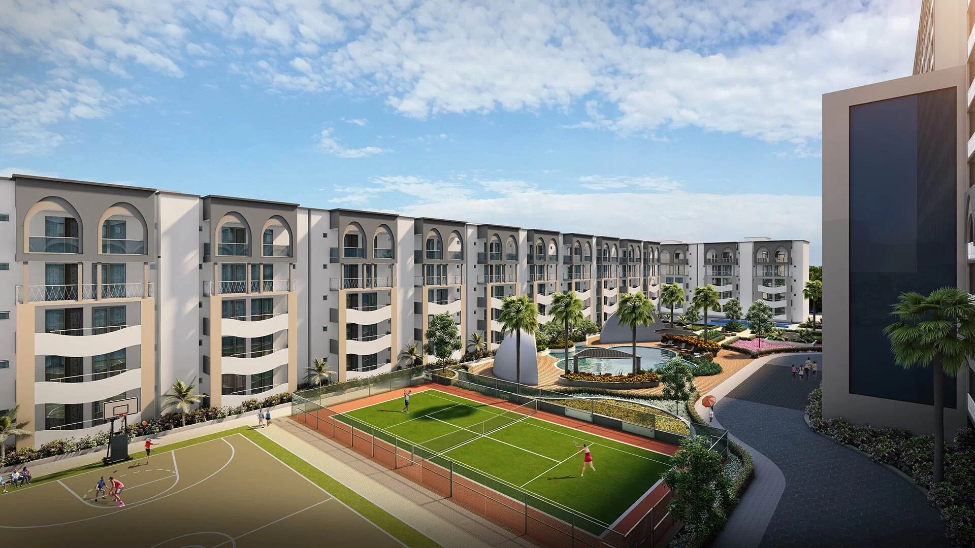 Nimbus The Palm Village Apartment Exteriors 3