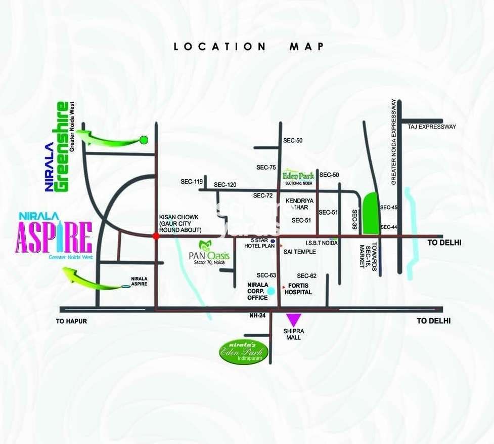 nirala aspire plaza project location image1