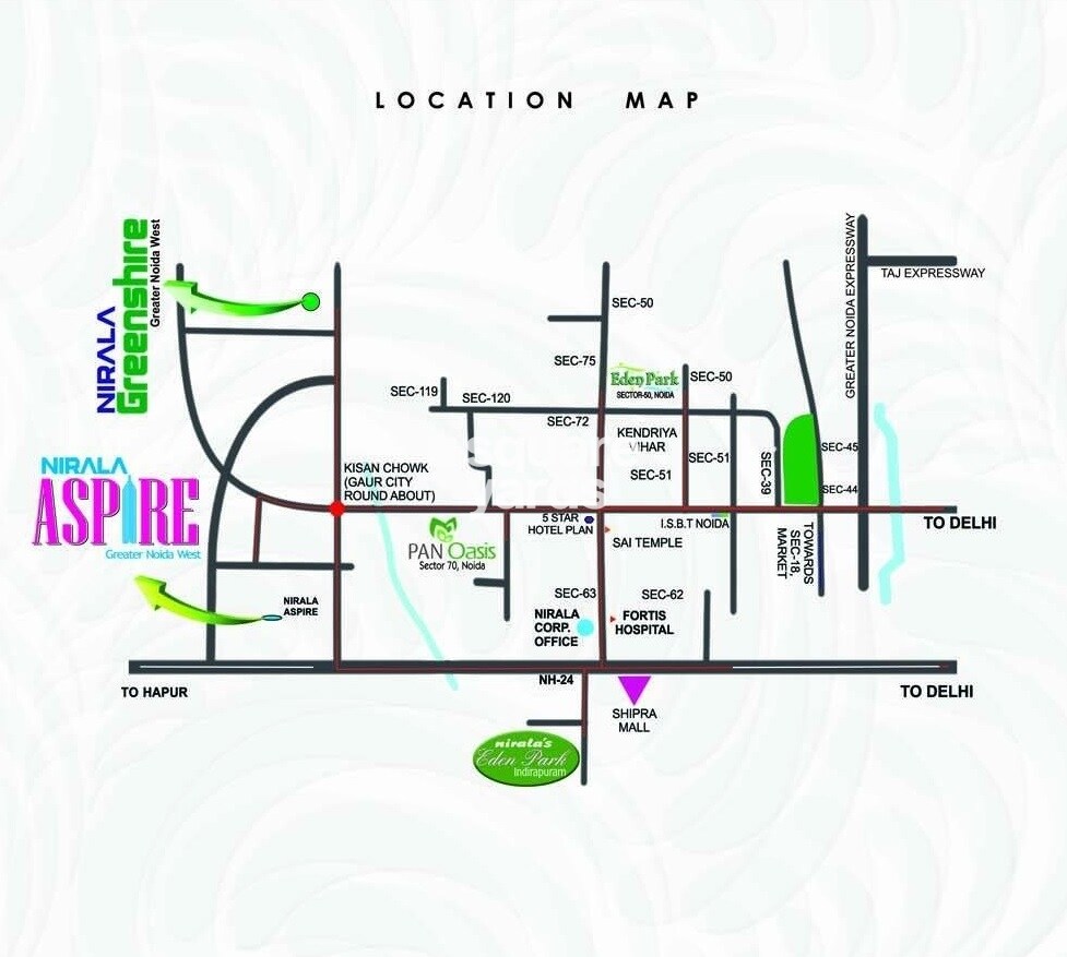 Nirala Aspire Plaza Location Image