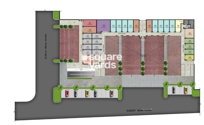 nirala aspire plaza project master plan image1