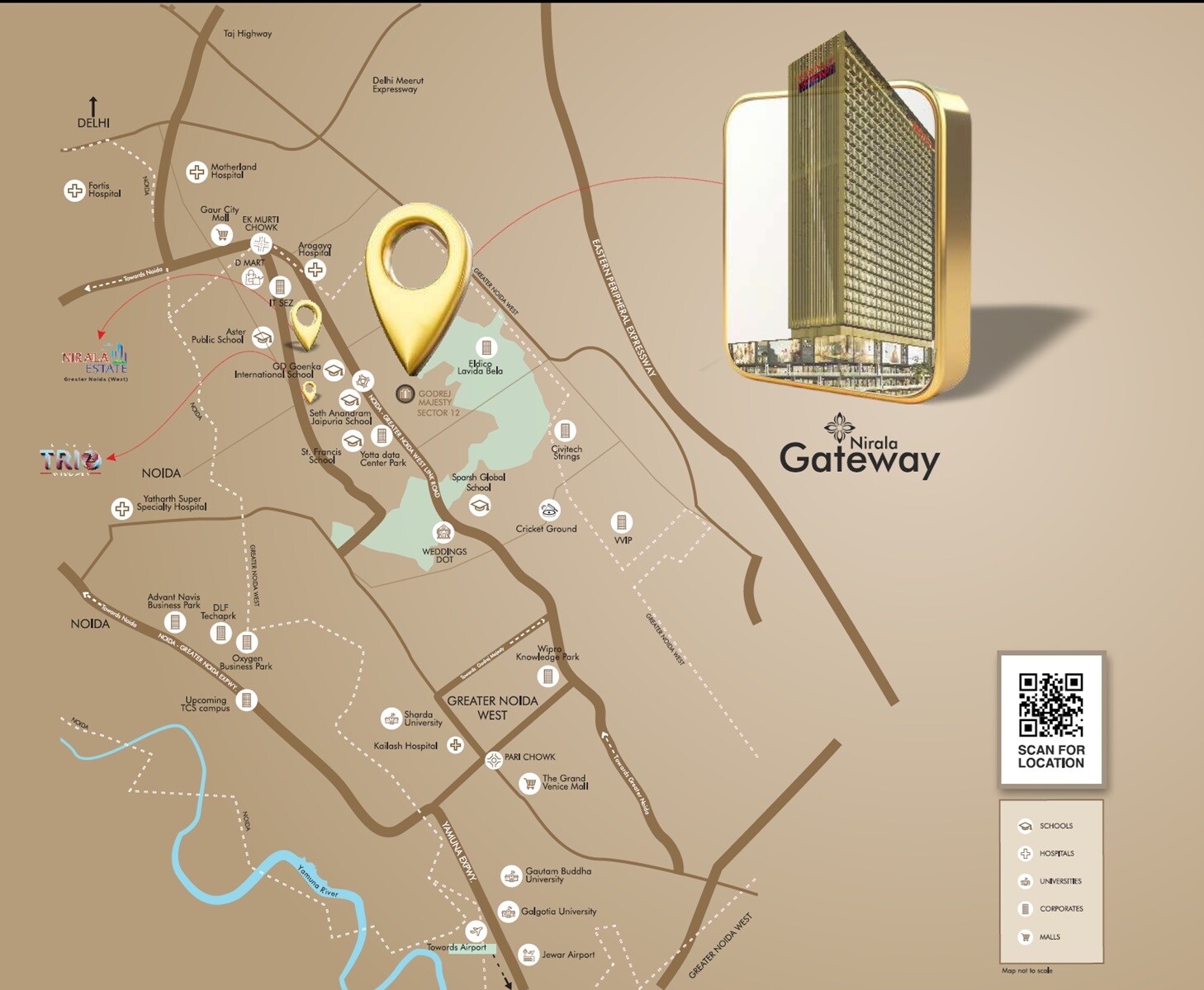Nirala Gateway Location Image