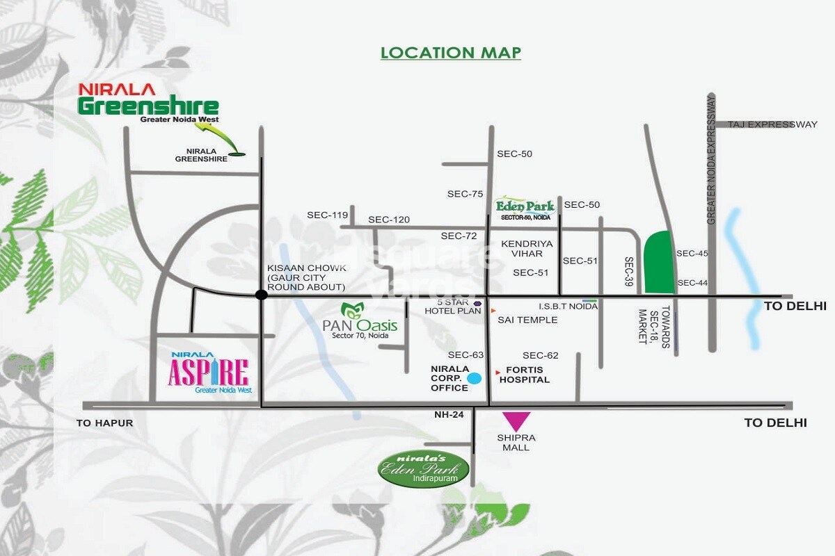 Nirala Greenshire Location Image