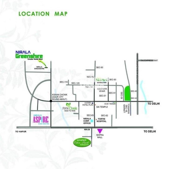 Nirala Greenshire Phase II Location Image