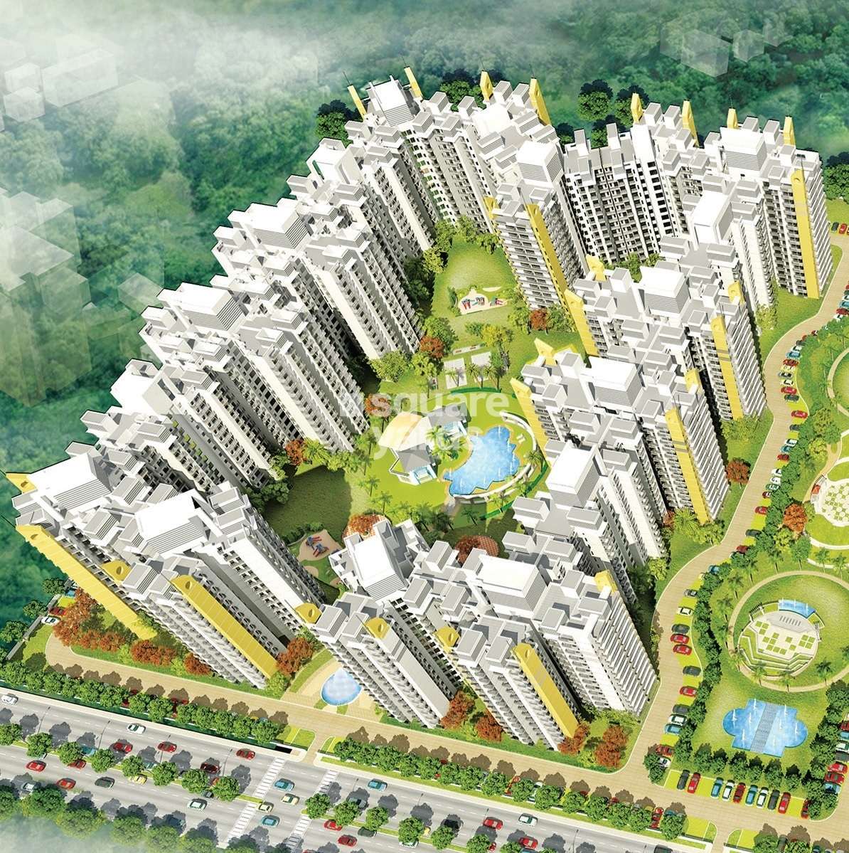 nirala world estate i project tower view1
