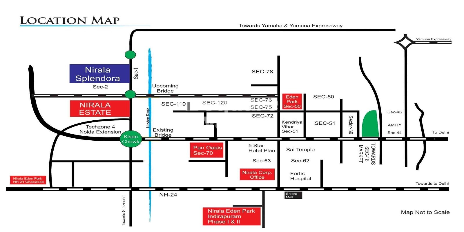 Nirala World Splendora Location Image