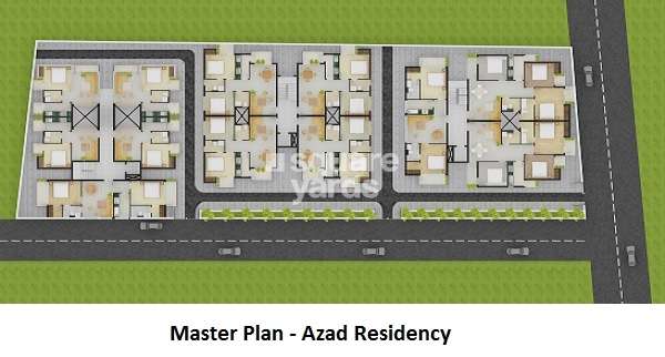nitya azad residency project master plan image1