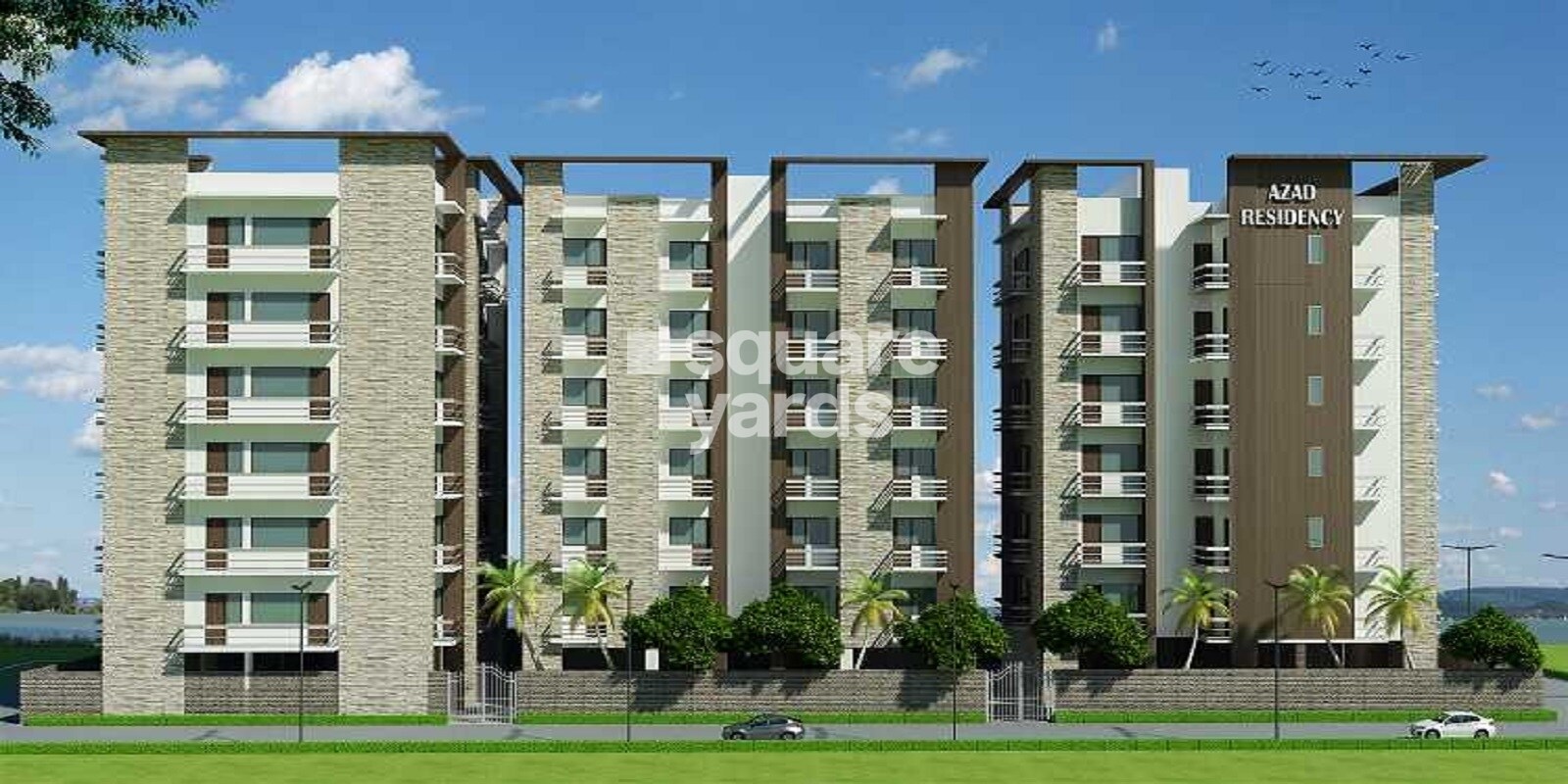 Nitya Azad Residency Tower View