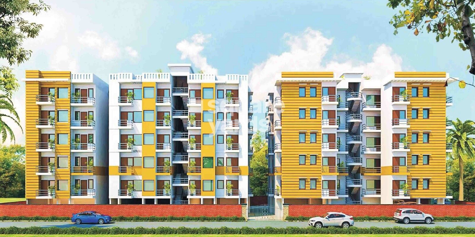 Nitya Azad Residency Tower View