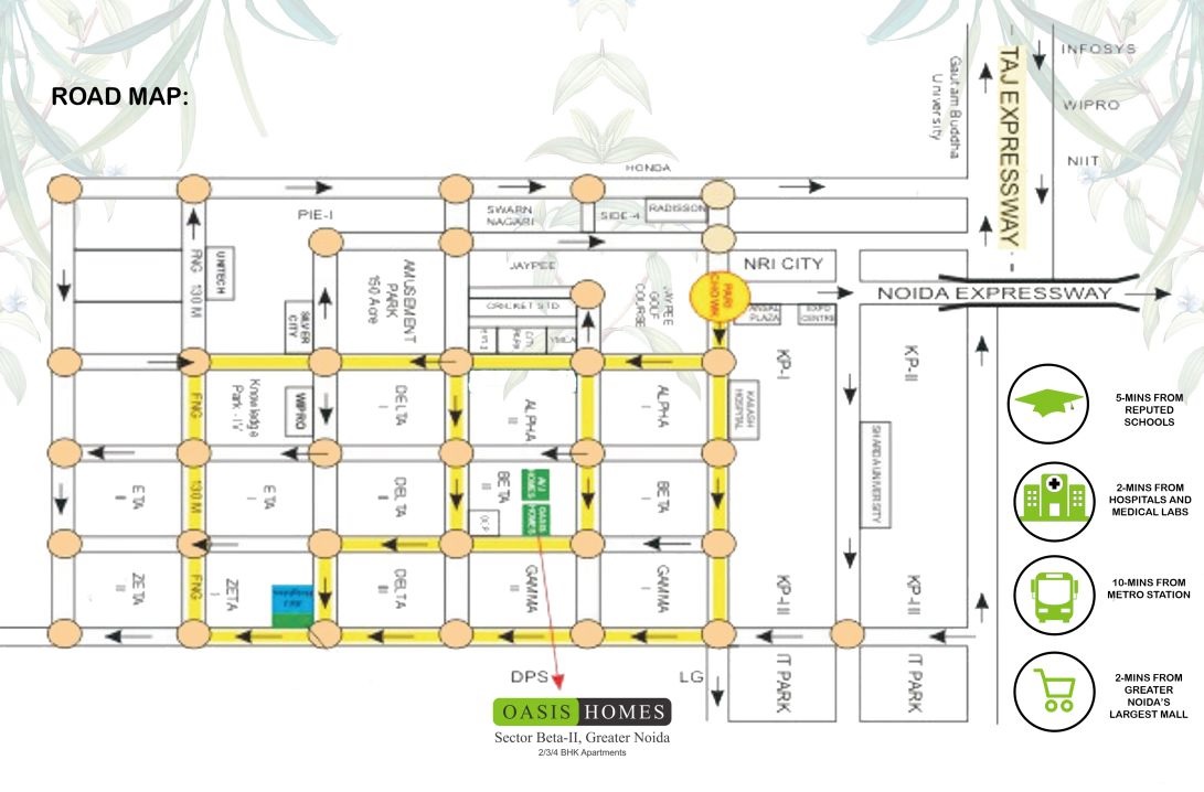 Oasis Homes Location Image